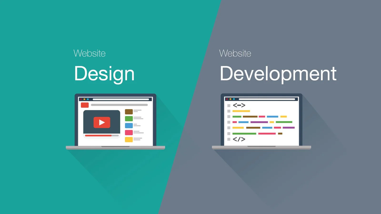 Website design vs development